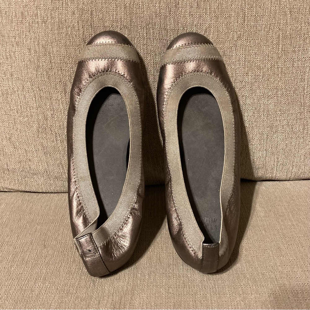 Stuart Weitzman Leather Colorblock Ballet Flats